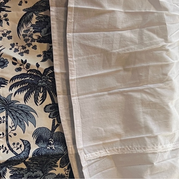 Staud Wells Strapless dress. Blue & While Toile - Picture 7 of 7